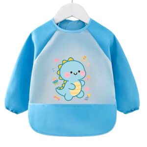 סינר אכילה עם שרוול ארוך