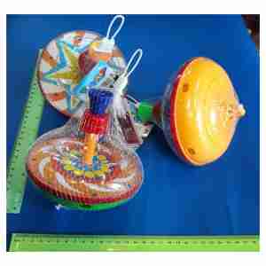 סביבון ענק עם ידית הפעלה - אזל