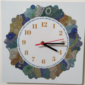 שעון קיר דגם תכשיט