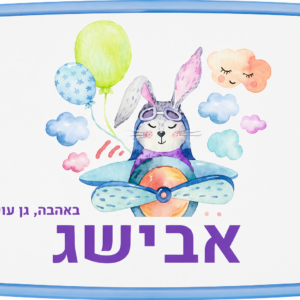 קופסת אוכל דגם ארנב