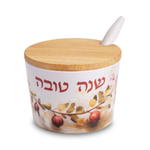 כלי לדבש דגם רימונים