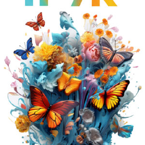 קופסת אוכל דגם פרפרים אליה