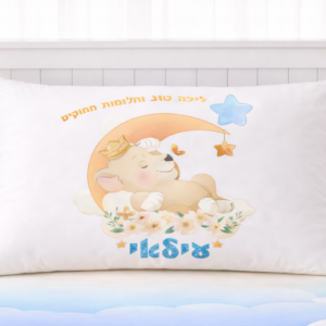 דגם אריה על ירח