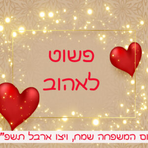 מגנט 'פשוט לאהוב אור'