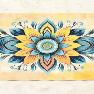 מגבת חוף משפחתית דגם 9