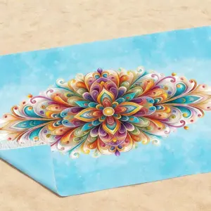 מגבת חוף משפחתית ענקית 130X170 סמ